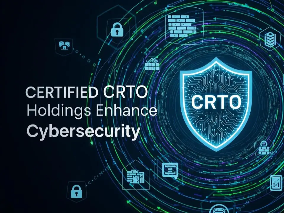 A certified CRTO with a cybersecurity shield