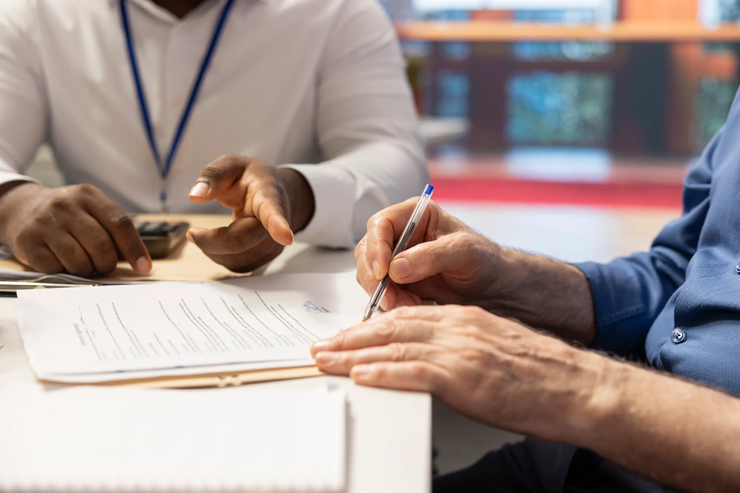 A person signing on what is far 52.204-21