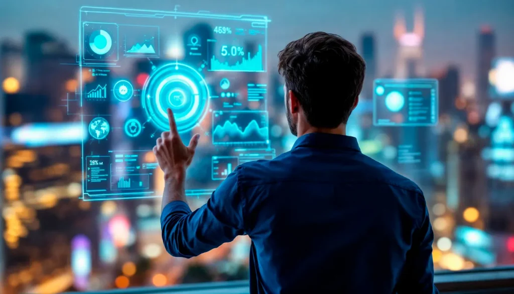 futuristic business process automation hologram in Kalispell